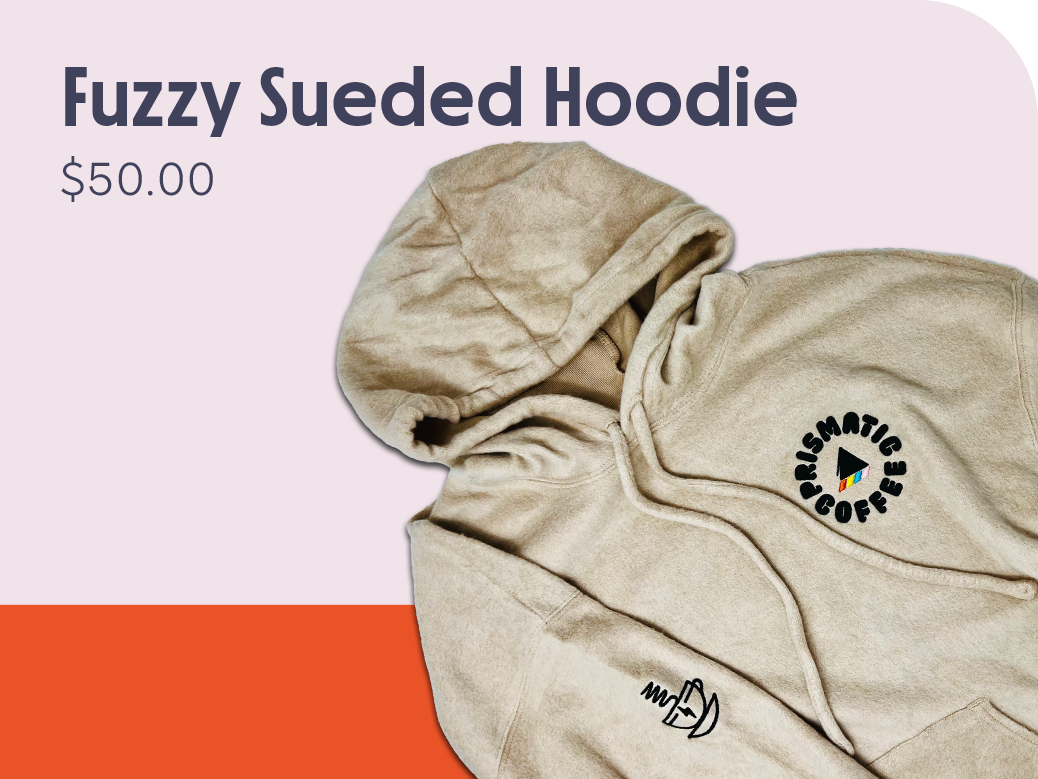 Fuzzy Sueded Hoodie